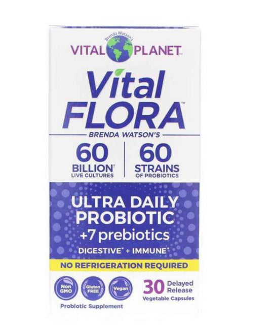 Brenda Watsons Vital Flora - 30 Veggie Caps (Vital Planet)