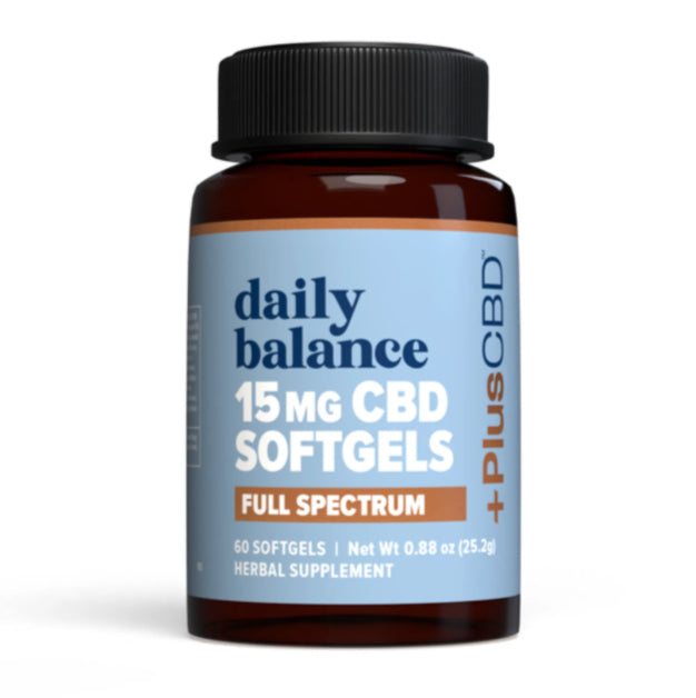 Daily Balance Full Spectrum 15mg - 60 Softgels (+Plus)