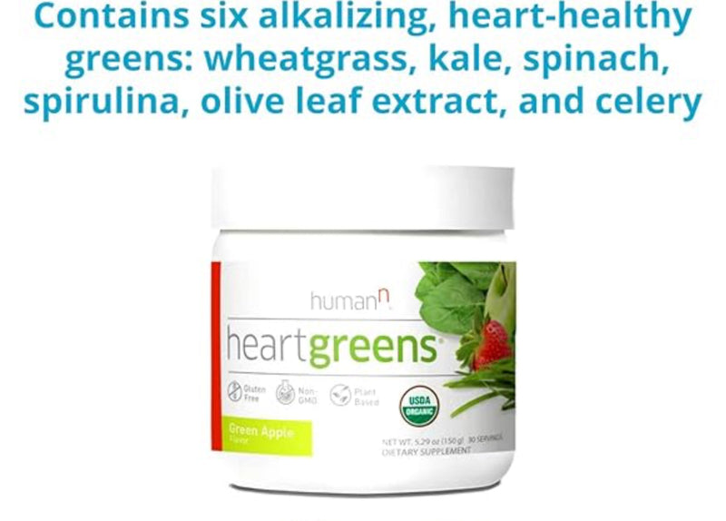 Load image into Gallery viewer, Heart Greens - Green Apple Flavor - 5.29 oz (Humann)
