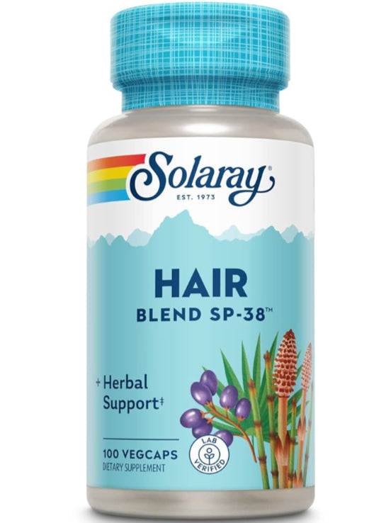 Load image into Gallery viewer, Hair Blend SP-38 - 100 Vegcaps (Solaray)
