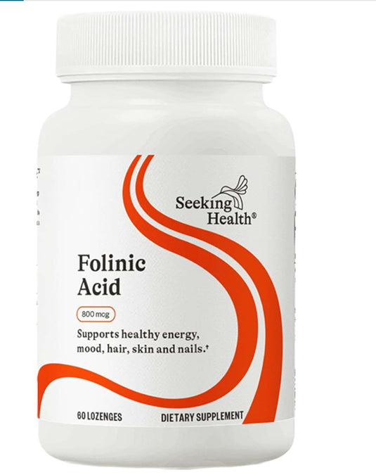Folinic Acid 800mg - 60 Lozenges (Seeking Health)
