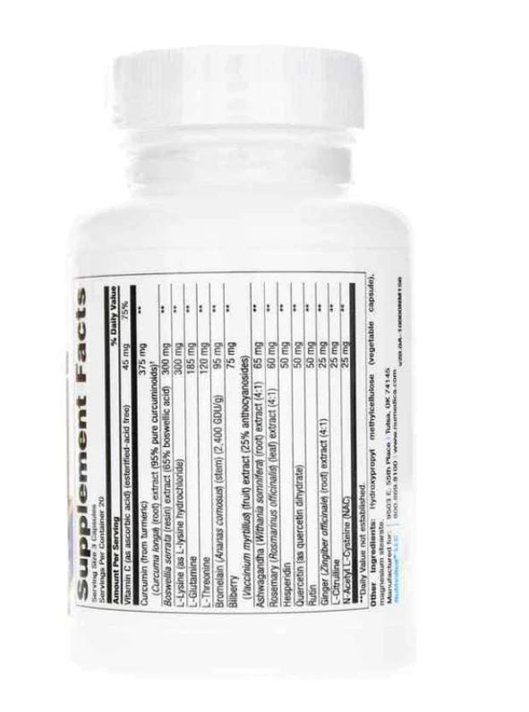 Load image into Gallery viewer, CurcuCalm - 60 Vegetable Capsules (NuMedica)
