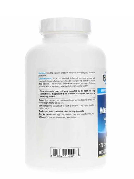 AdrenaMed GL50 - 180 Capsules (NuMedica)