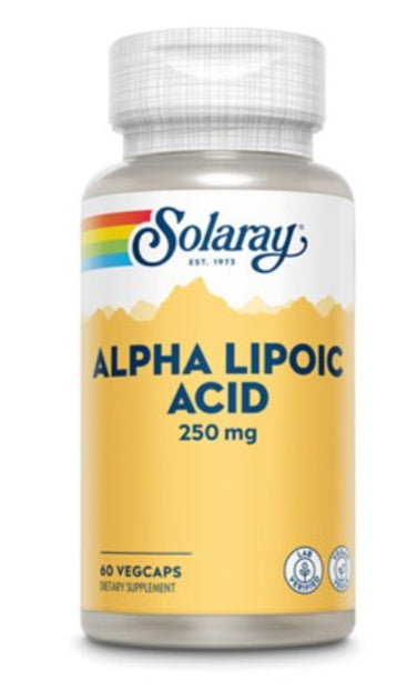 Load image into Gallery viewer, Alpha Lipoic Acid 250mg - 60 Vegicaps (Solaray)
