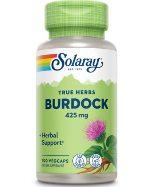 Burdock 425mg - 100 Vegcaps (Solaray)