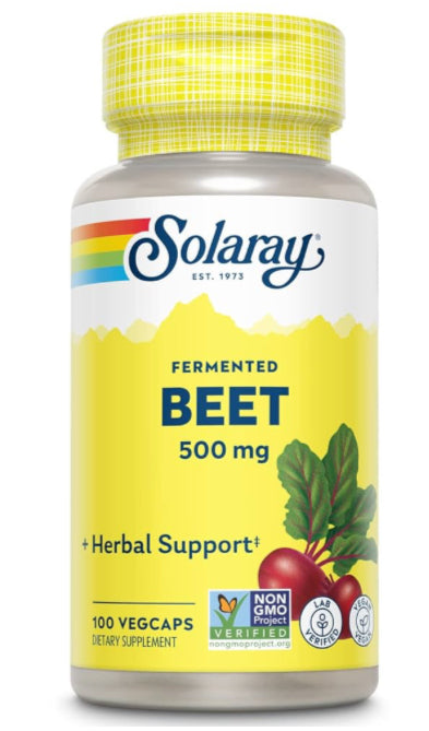 Fermented Beet 500mg - 100 Vegicaps (Solaray)