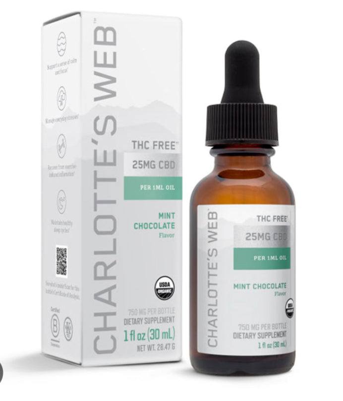 Load image into Gallery viewer, BD Extract 25mg Plant Based - Mint Chocolate Flavor - 1FL oz (Charlotte’s Web)
