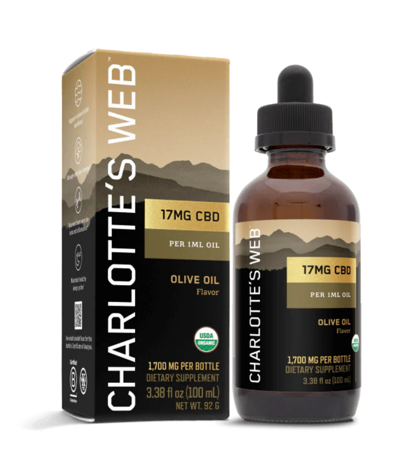 Load image into Gallery viewer, Original Formula 17mg - Olive Oil Flavor - 3.38FL oz (Charlotte’s Web)
