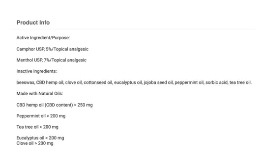 BD CLINIC - Level 4 Pain Relief Ointment - 7.05 oz