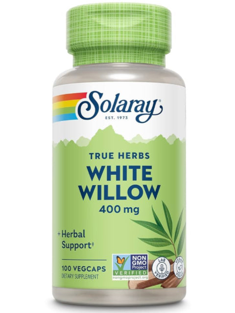 Load image into Gallery viewer, White Willow 400mg - 100 Vegcaps (Solaray)
