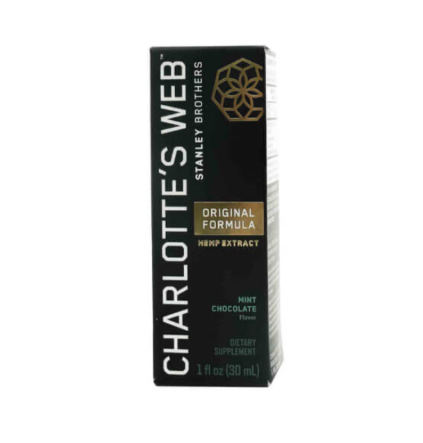 Hemp Extract 25mg - Mint Chocolate Flavor - 1FL oz (Charlotte’s Web)