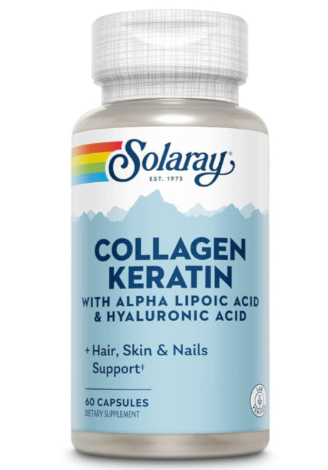 Load image into Gallery viewer, Collagen Keratin - 60 Caps (Solaray)
