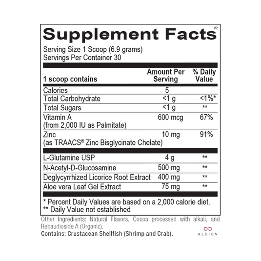 Glutamine Complete - 7.3 OZ  Chocolate Flavor (Inwell Biosciences)