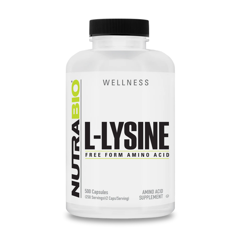 Load image into Gallery viewer, L-Lysine - 500 Caps (NutraBio)
