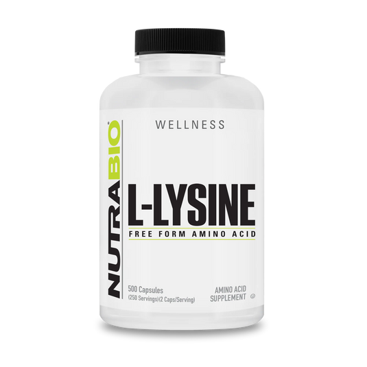 L-Lysine - 500 Caps (NutraBio)