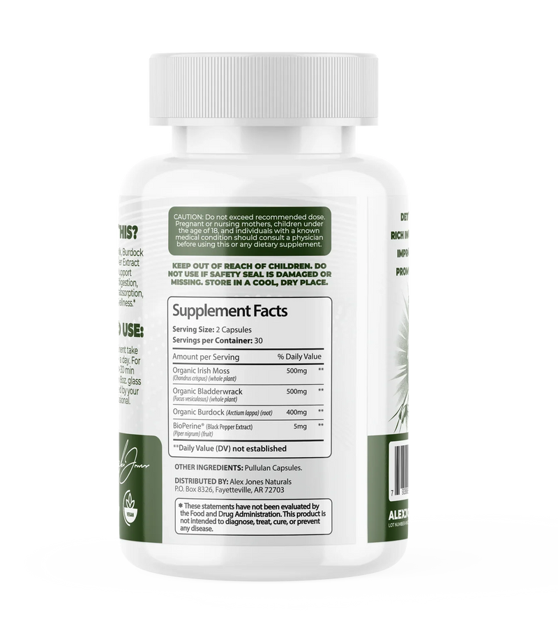 Load image into Gallery viewer, Ultimate Sea Moss - 60 Capsules (Alex Jones Naturals)
