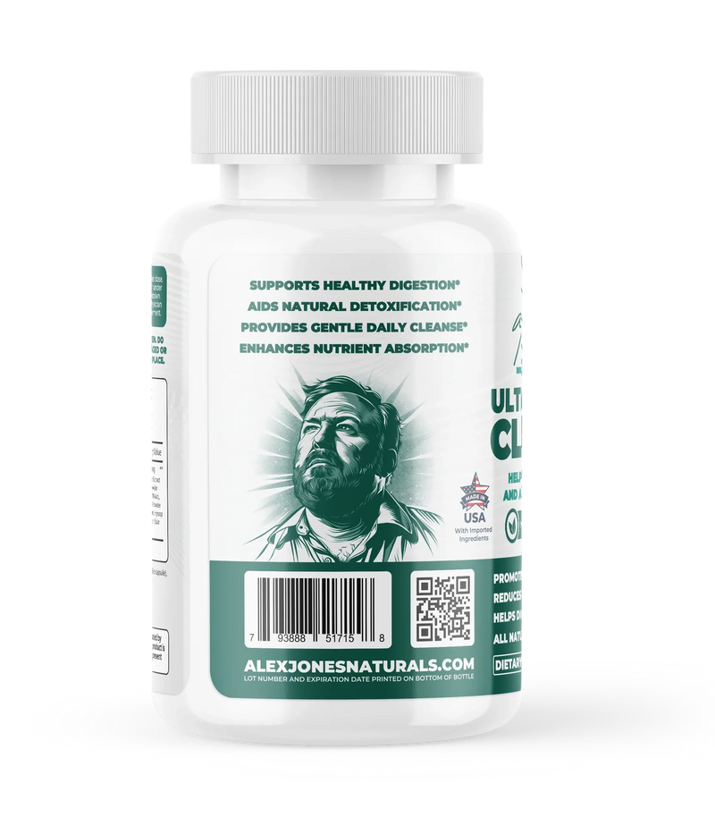 Load image into Gallery viewer, 30-DAY ULTIMATE GUT CLEANSE - 60 Capsules (Alex Jones Naturals)
