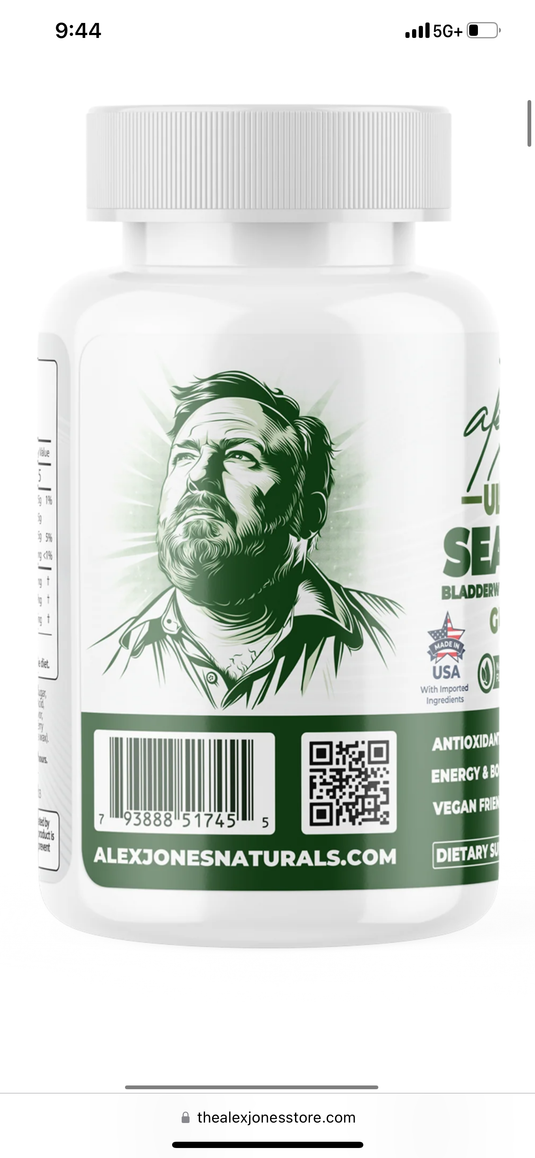 Ultimate Sea Moss - 60 Gummies (Alex Jones Naturals)