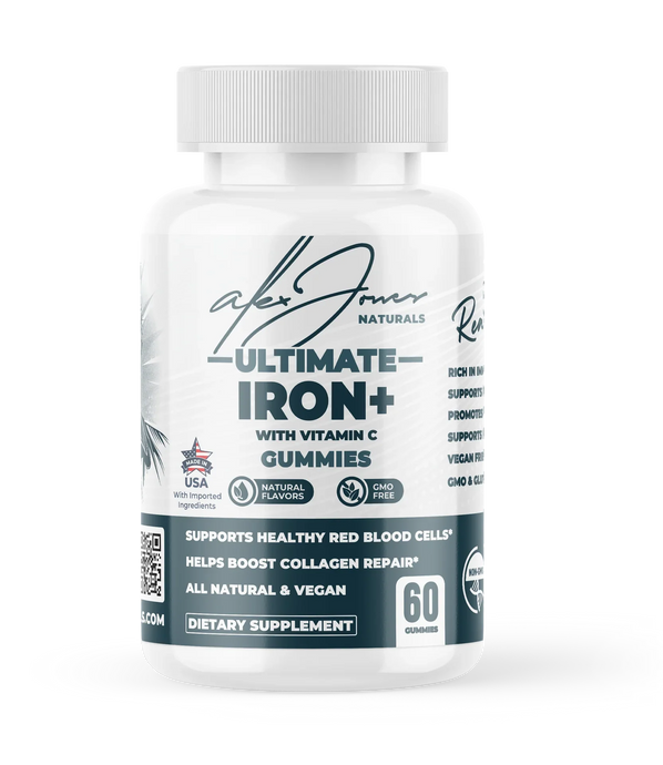 Ultimate Iron+ with Vitamin C - 60 Gummies (Alex Jones Naturals)