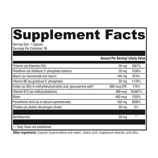 Methyl B - 180 Capsules (Inwell Biosciences)