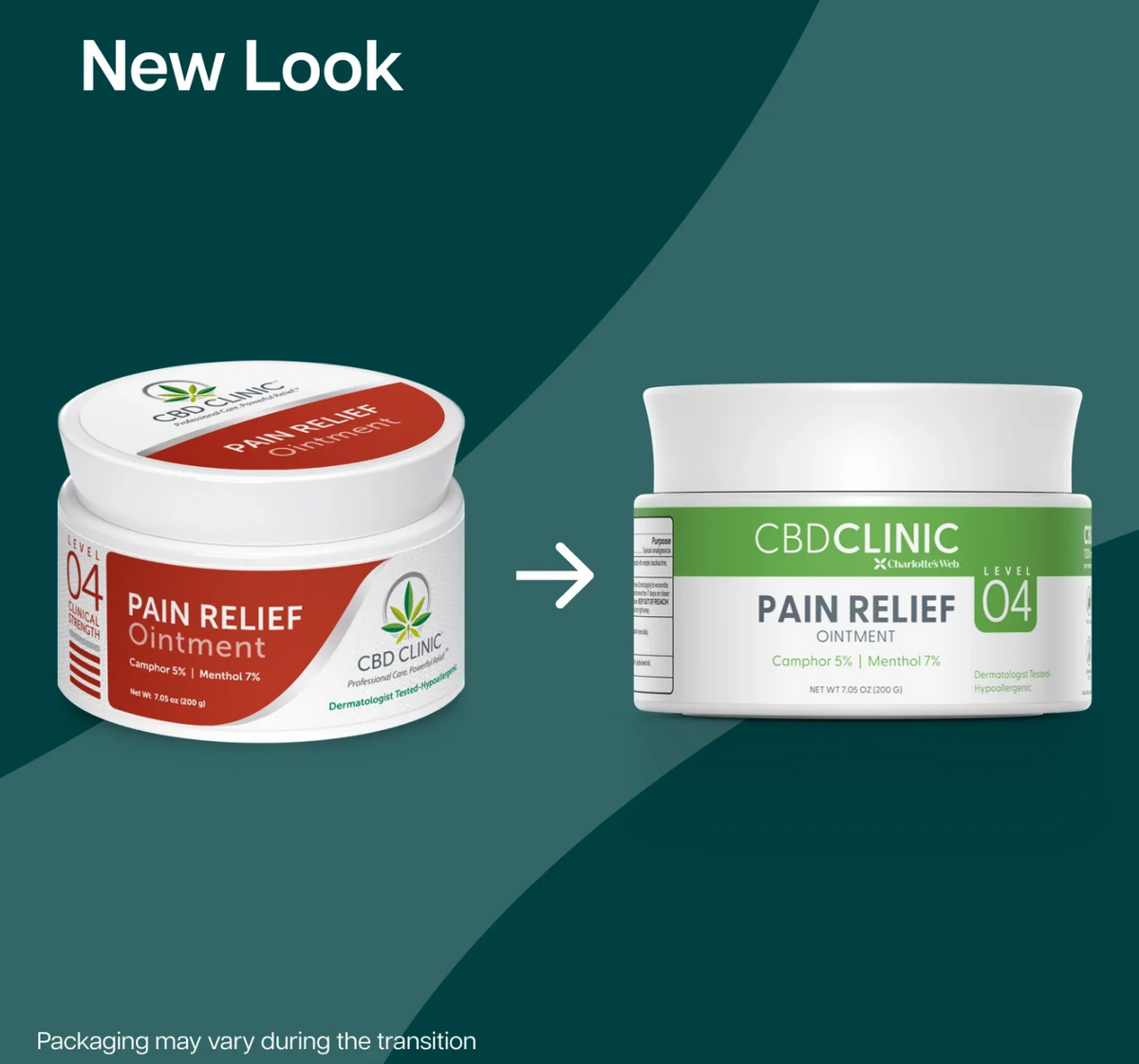 New Look of Level 04 Pain Relief Ointment