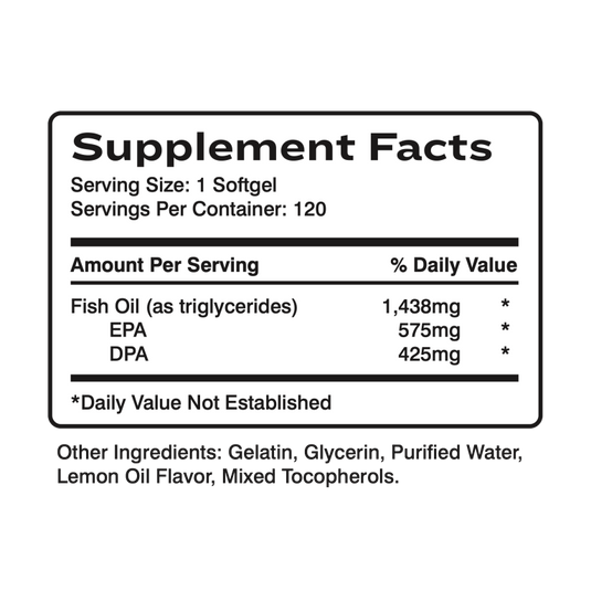Omega - 120 Softgels (Inwell Biosciences)