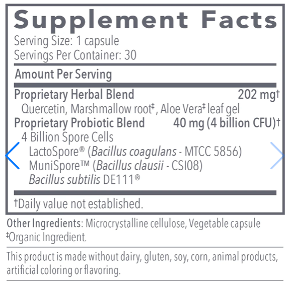 Load image into Gallery viewer, Proflora4R Restorative Probiotic Combination - Biocidin Botanicals Label
