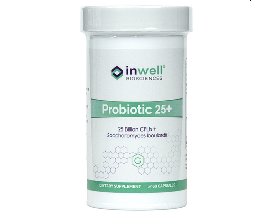 Probiotic 25+ - 60 Capsules (Inwell Biosciences)