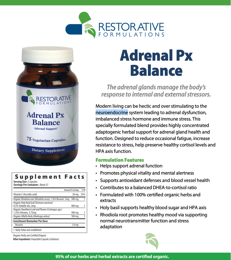 Load image into Gallery viewer, Adrenal Px Balance - 75 Vegi-Capsules (Restorative Formulations)
