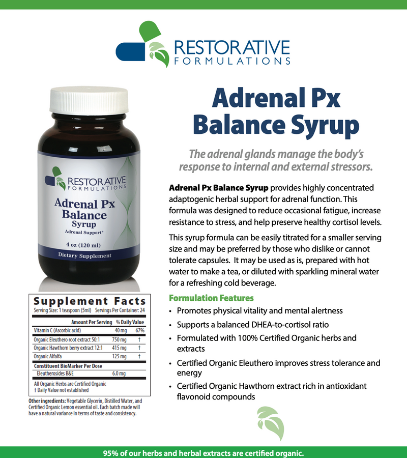 Load image into Gallery viewer, Adrenal Px Balance Syrup - 4 FL OZ (Restorative Formulations)
