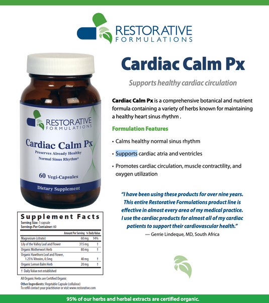 Cardiac Calm Px - 60 Vegi-Capsules (Restorative Formulations)