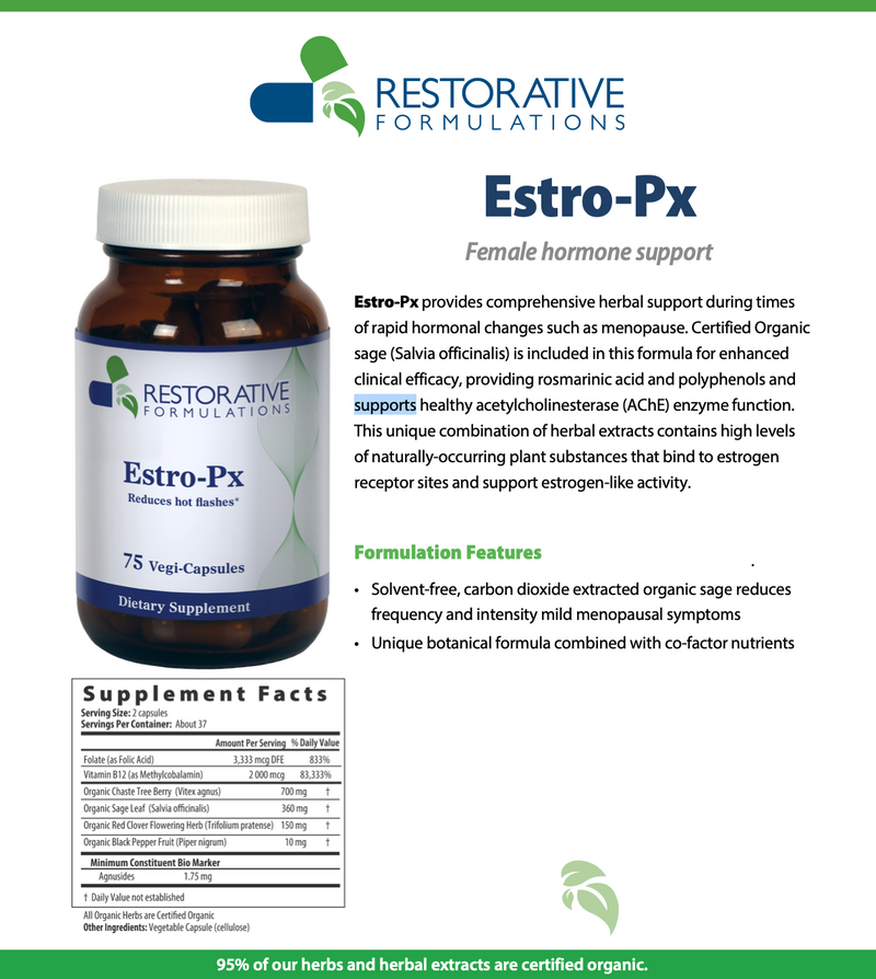 Load image into Gallery viewer, Estro-Px - 75 Vegi-Capsules (Restorative Formulations)
