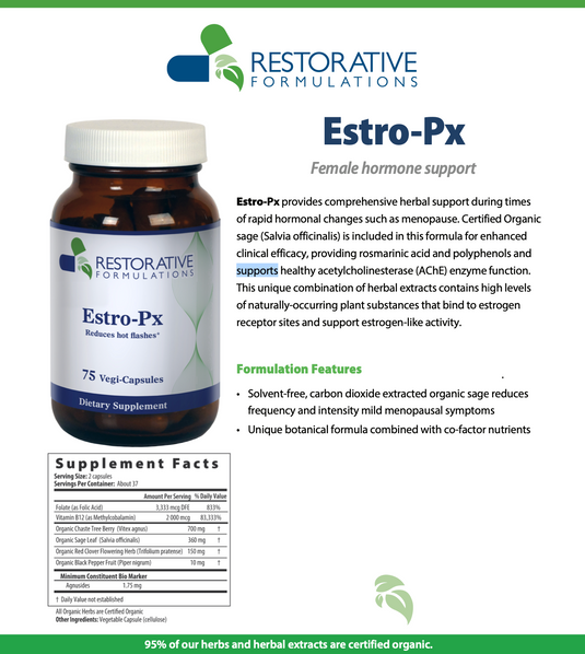 Estro-Px - 75 Vegi-Capsules (Restorative Formulations)