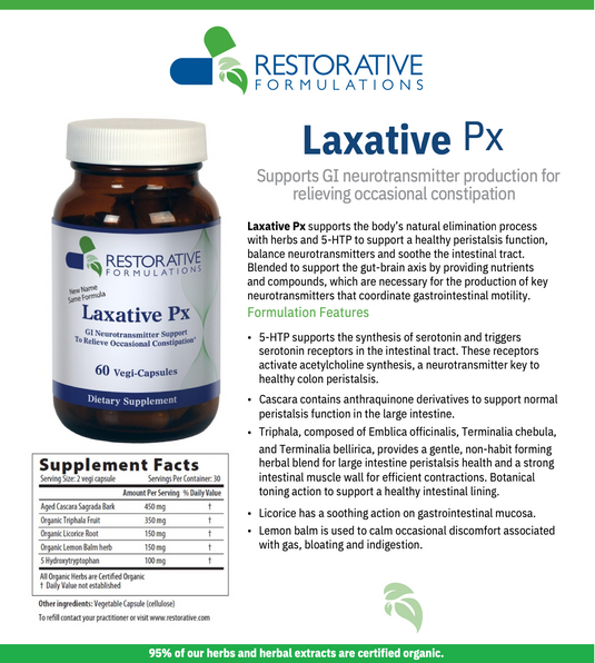 Laxative Px - 60 Vegi-Capsules (Restorative Formulations)