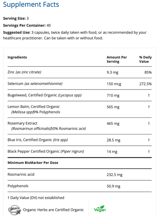 ThyroCalm Px - 120 Vegi-Capsules (Restorative Formulations)