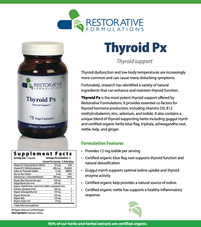 Load image into Gallery viewer, Thyroid Px - 75 Vegi-Capsules (Restorative Formulations)
