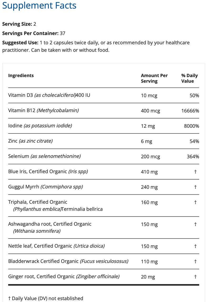 Load image into Gallery viewer, Thyroid Px - 75 Vegi-Capsules (Restorative Formulations)
