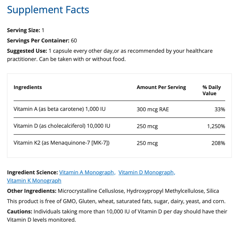 Load image into Gallery viewer, Vitamin D3 Balance - 60 Vegi-Capsules (Restorative Formulations)
