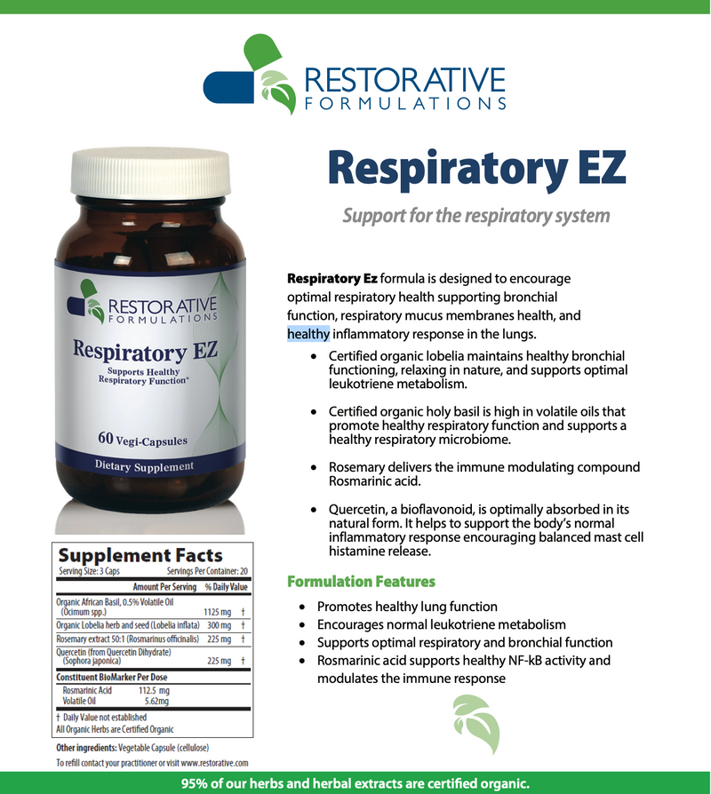 Load image into Gallery viewer, Respiratory EZ - 60 Vegi-Capsules (Restorative Formulations)
