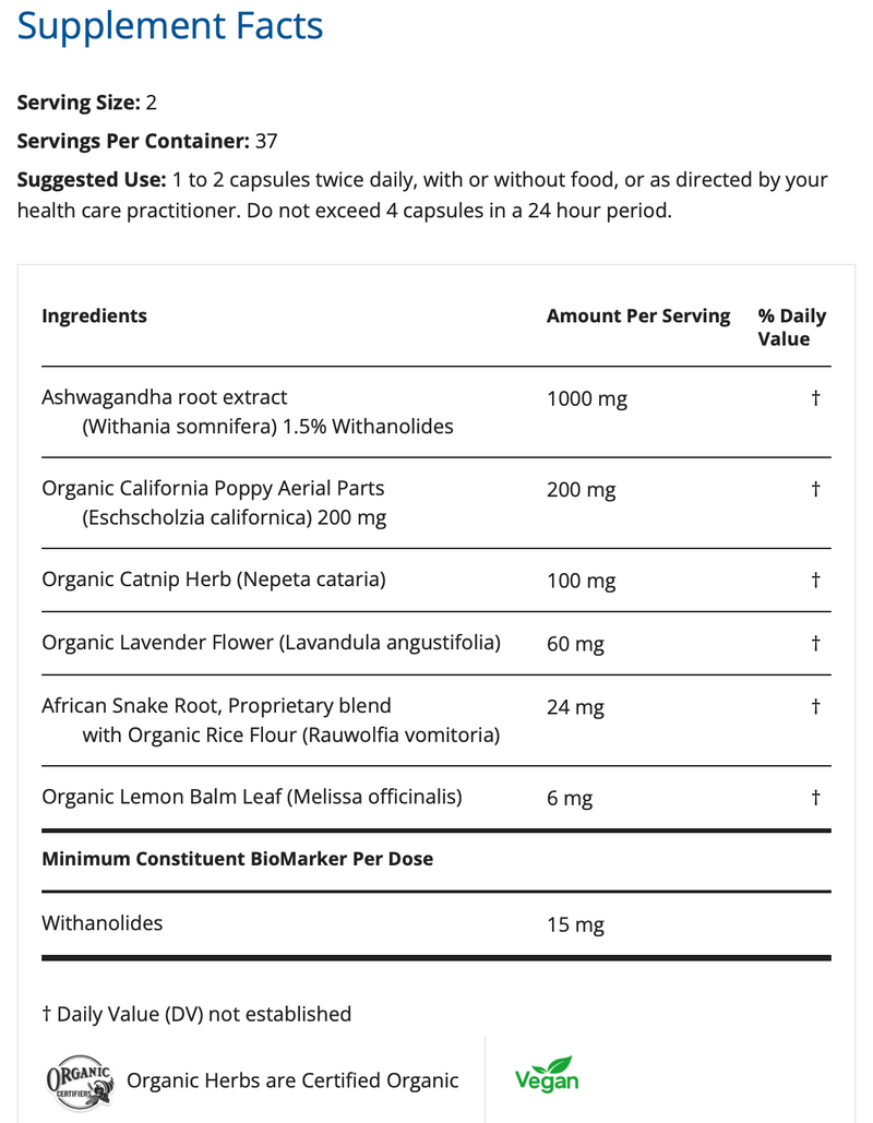 Load image into Gallery viewer, StressCalm Px - 75 Vegi-Capsules (Restorative Formulations)
