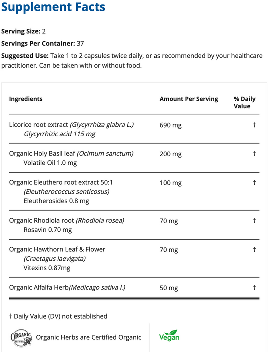 Adrenal Px L-BP - 75 Vegi-Capsules (Restorative Formulations)