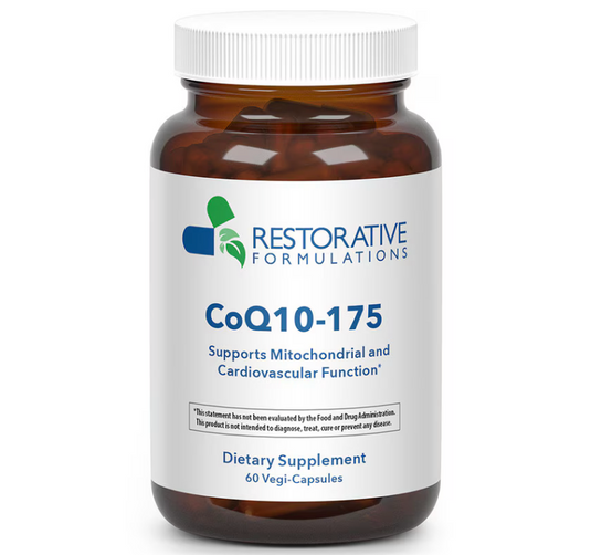 CoQ10-175 - 60 Vegi-Capsules (Restorative Formulations)