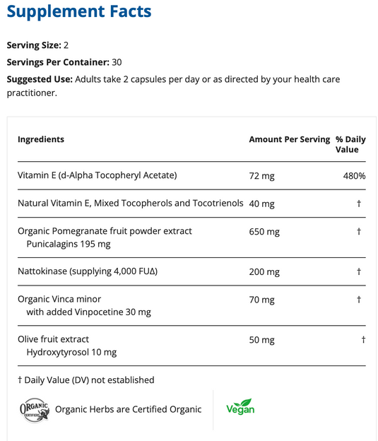 Lytic Vascular Px - 60 Vegi-Capsules (Restorative Formulations)