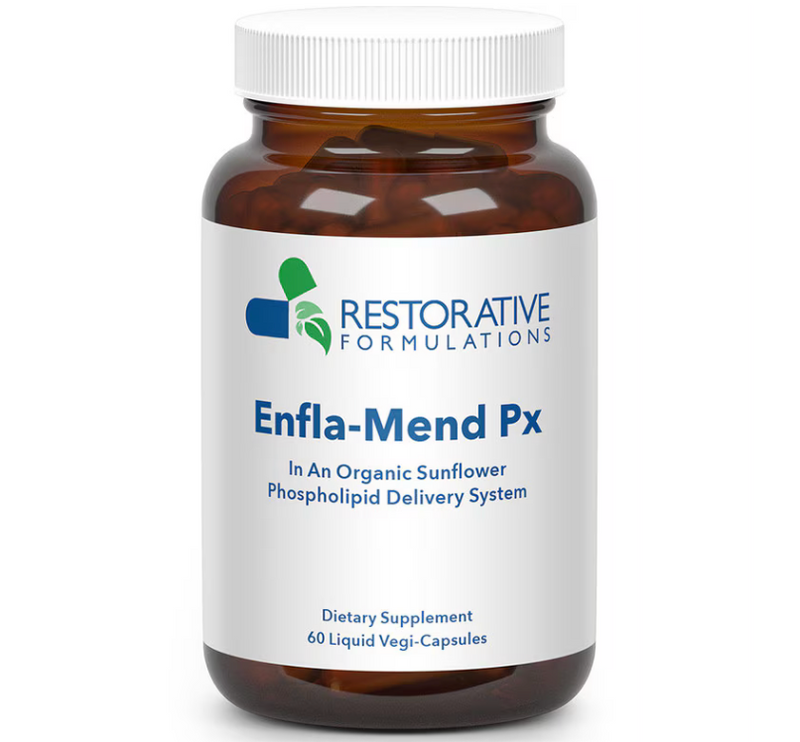 Load image into Gallery viewer, Enfla-Mend Px - 60 Liquid Vegi-Capsules (Restorative Formulations)
